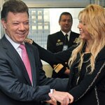 Shakira y Santos